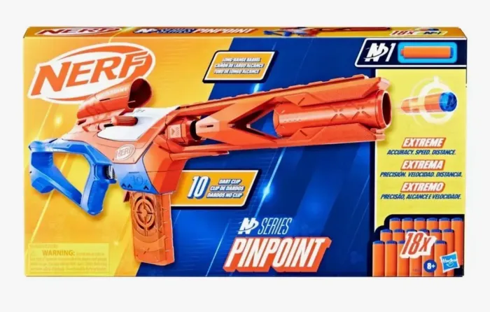 Lançador de dardos Nurf 10x pinpoint