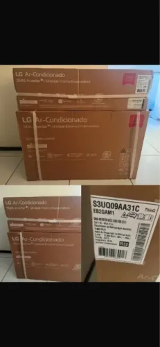 Vendo Ar-Condicionado LG Dual Inverter Voice 9.000 BTUs - Novo e Lacrado
