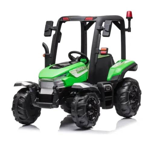 TRATOR MINI ELETRICO INFALTIL BRINQWAY VERDE 127.VTS