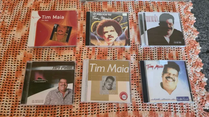 CDs coleção Tim Maia 