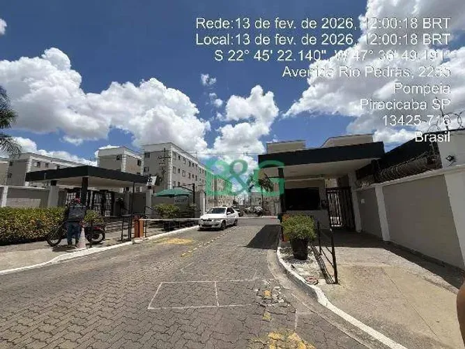 Apartamento com 2 dormitórios à venda, 45 m² por R$ 103.375,06 - Alto da Pompéia - Piracic