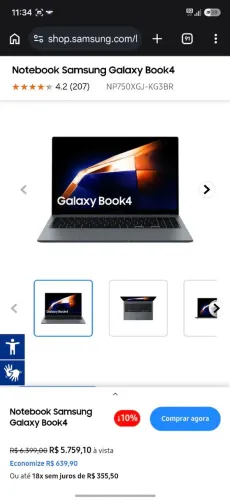 Galaxy Book 4, Leia a descrição!!!