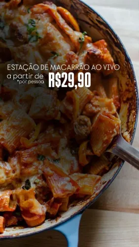 Macarrão ao vivo!