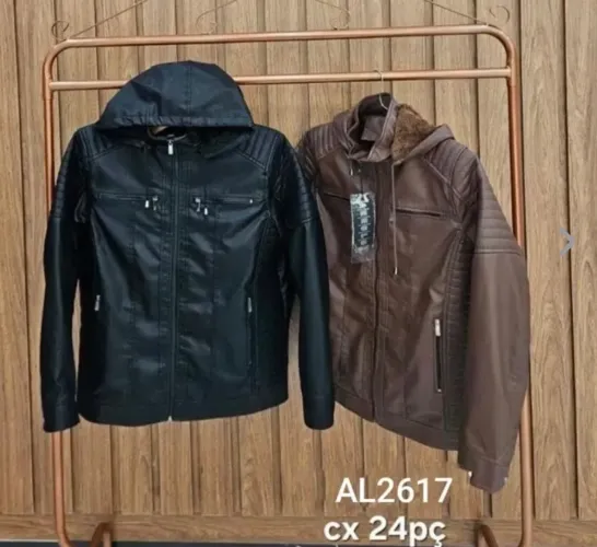 Jaqueta de couro Masculina