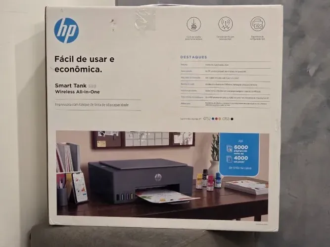 Impressora HP Smart Tank 589 Wireless all-in-one