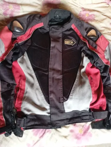 Jaqueta Motociclista GO Motos com Proteção (Desapego com detalhes)
