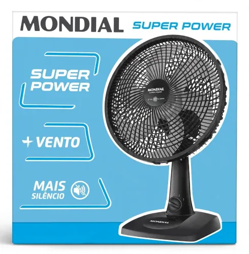 Ventilador de mesa 30 cm Mondial. Novo lacrado