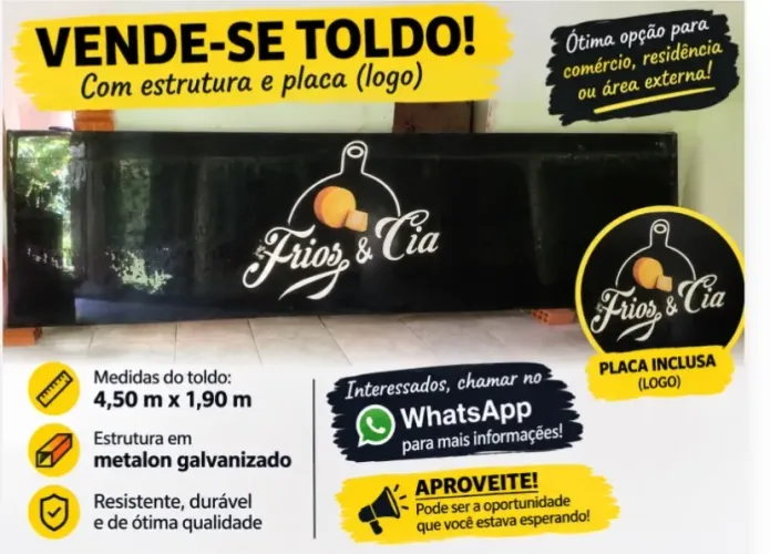 Placa de divulgação para seu negócio