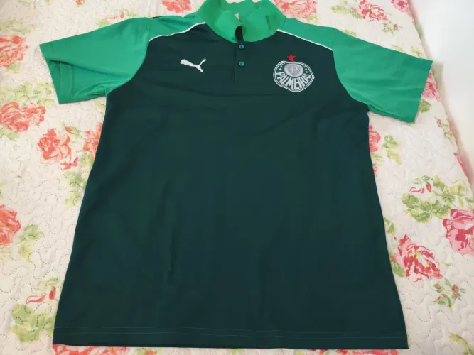 Camisa Polo Palmeiras Viagem Puma - Tamanho G -