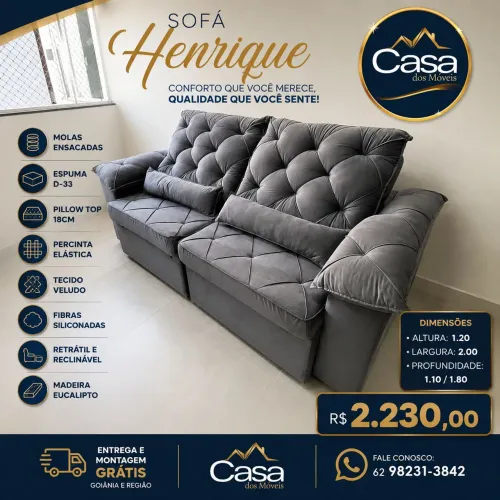 Sofá Henrique 2,00mt