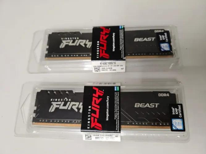 Kingston Beast - Memória RAM 32GB DDR4 3600mhz CL18