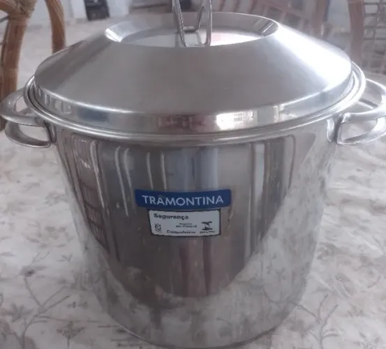 Caldeirão Aço Inox 9,6L Tramontina