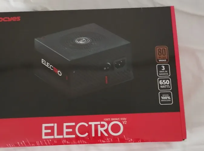 Fonte Gamer 80 Plus Bronze PCYES Electro V2