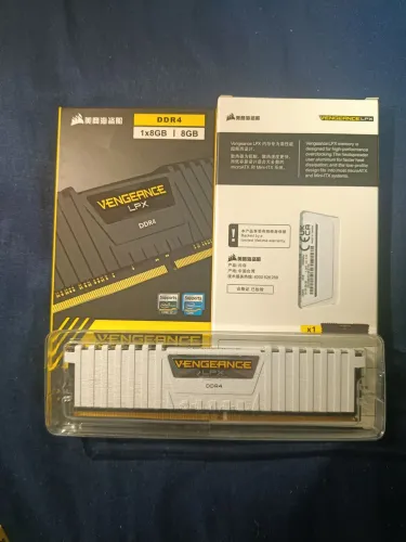 KIT 2X8 CORSAIR VENGEANCE LPX WHITE DDR4 3200