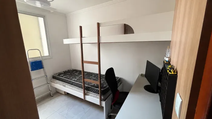 Cama beliche de marcenaria
