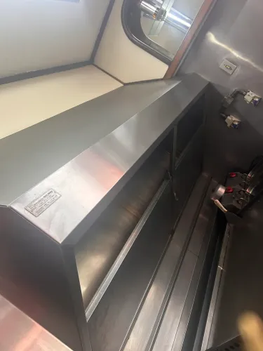 Coifa de inox semi nova