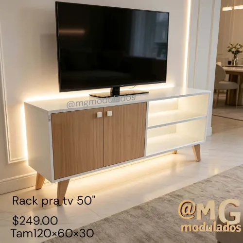 Rack para tv ate 50 polegadas promoção aproveite a pronta entrega 100% MDF ?