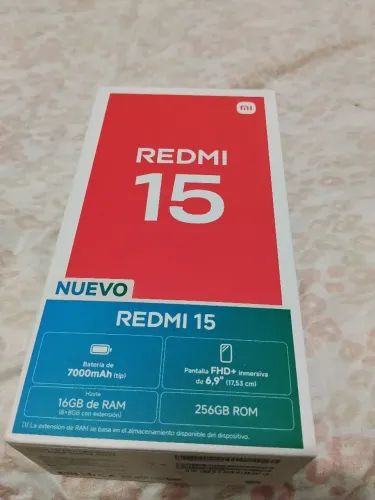 Vendo redmi 15 .ZAP *