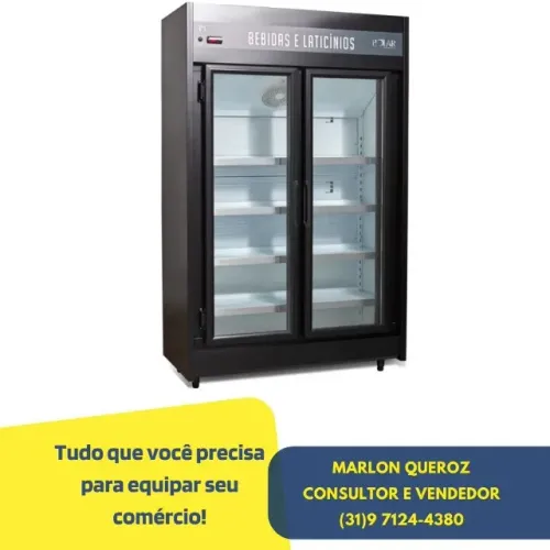 Freezer Refrigerador Expositor 2 Portas Polar