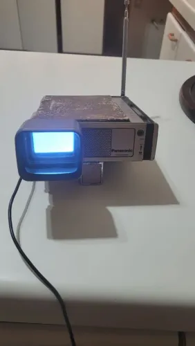 Mini tv/FM-AM Rádio Panasonic 1980