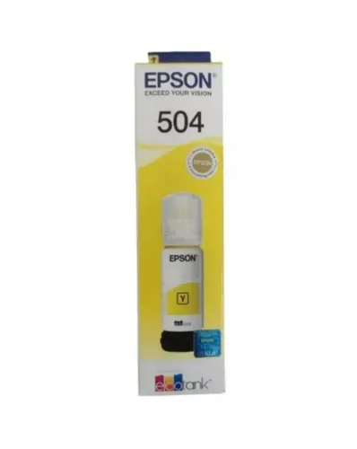Tinta Epson EcoTank Amarela T504420 70ml - Compatível L6161 L6171 L6191