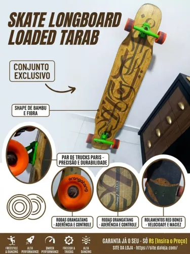 Longboard Loaded Tarab (Califórnia) TOP
