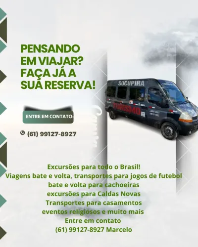 Sucupira Turismo ( excursões para todo o Brasil) 