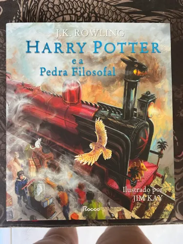 Livro Ilustrado A Pedra Filosofal Harry Potter