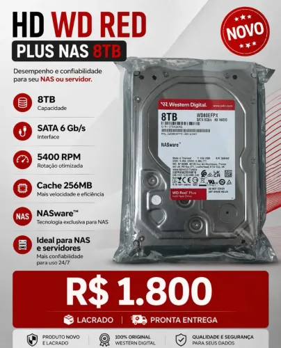 HD WD Red Plus NAS 8TB