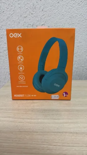 Headset fone de ouvido Hs-207 Bluetooth Com microfone dobravel