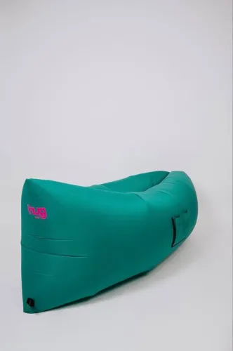 Hug on inflável verde