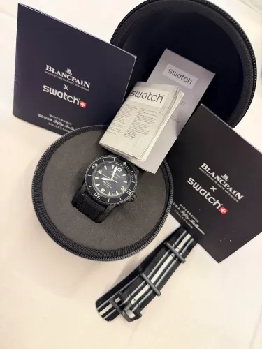 Relógio Swatch Blancpain Ocean of Storms 