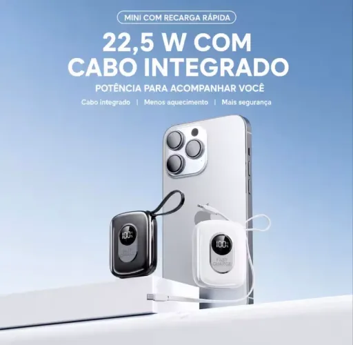 Carregador portátil legai plus de 12000mah