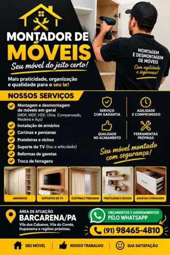 MONTADOR DE MOVEIS BARCARENA