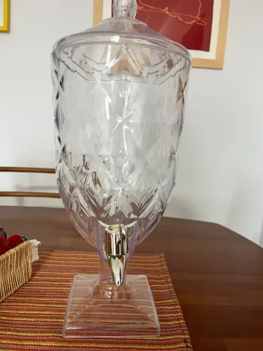 Suqueira de acrílico com torneira 4,5L