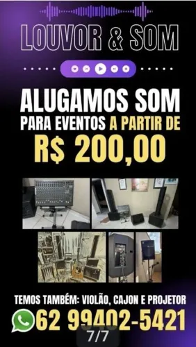 Aluguel de som para festas e eventos 