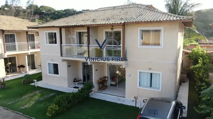 À venda casa em condomínio à beira-mar, com lazer completo, na Praia Rasa, Búzios