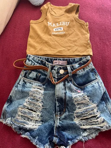 Short tamanho 34 + cropped
