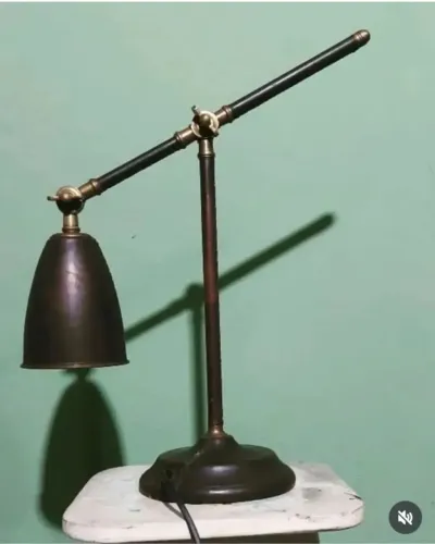 Luminária de Mesa Belga SteamPunk