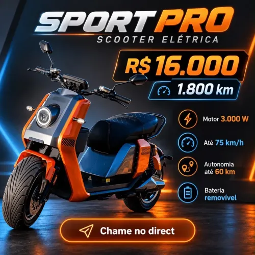 SCOOTER ELÉTRICA SPORT PRO