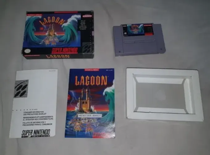 Lagoon Original Snes Americana Super Nintendo 
