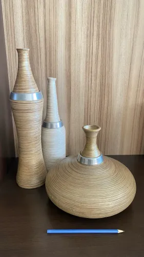 Trio de Vasos Wabi-Sabi