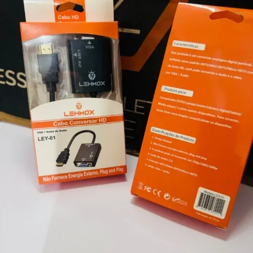 Cabo - Adaptador Hdmi Para Vga