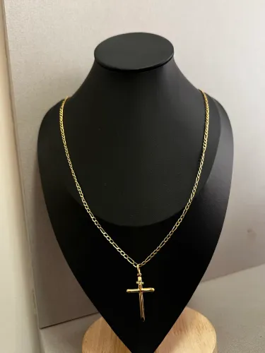 Corrente 3x1 de ouro 4.79g 18k procedência garantia eterna