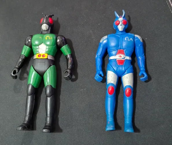 Kamen Rider Black Rx e Kamen Rider Biorider Glasslite Anos 90