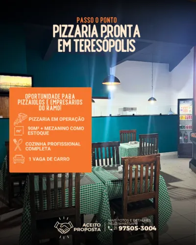 Pizzaria Completa em Funcionamento - Teresópolis RJ