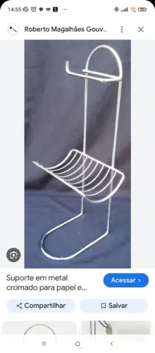 Porta papel de higiênico