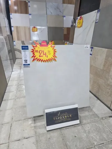 PISO 60X60 RETIFICADO 24,99M² - ( FALAR COM LUCÍRIA )