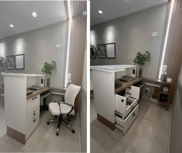 Moveis em MDF para Clínica Estética Salão de Beleza  -