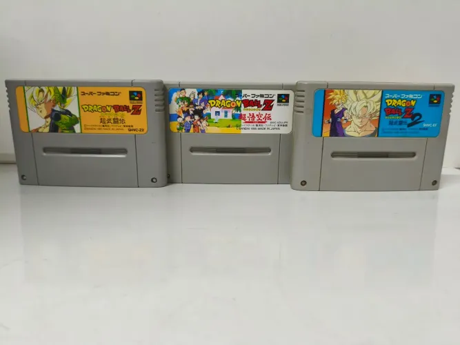 DBZ coleção Dragon ball z SNES famicom original japan